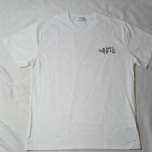 Off-White White Short Sleeve Logo Crew Tee